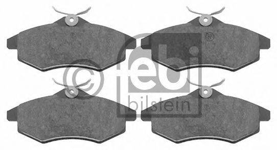 Комплект тормозных колодок, дисковый тормоз FEBI BILSTEIN 16590