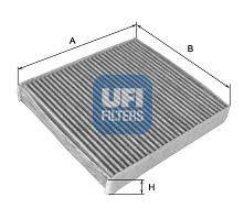 Фильтр, воздух во внутренном пространстве UFI 54.167.00