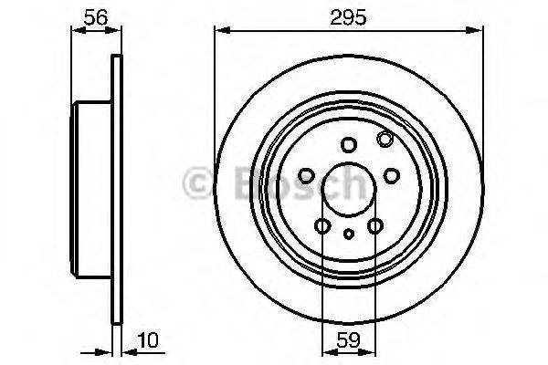 Тормозной диск BOSCH 0 986 478 435