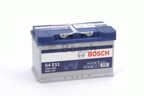 Стартерная аккумуляторная батарея; Стартерная аккумуляторная батарея BOSCH 0 092 S4E 110