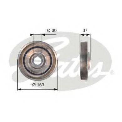 Ременный шкив, коленчатый вал GATES TVD1090
