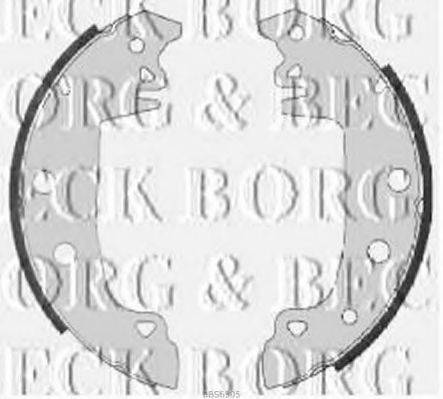 Комплект тормозных колодок BORG & BECK BBS6305