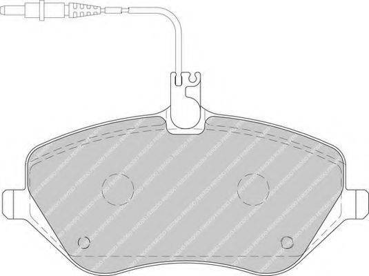 Комплект тормозных колодок, дисковый тормоз FERODO FDB1726